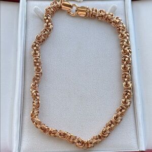 Milor Bronze Elegant Bronze- Toned Women's Necklace